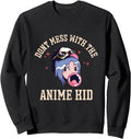 Exclusive Dont Mess Anime Artist T-Shirt - Custom Art Print for Adults - T-Shirt, Sweatshirt, Hoodie