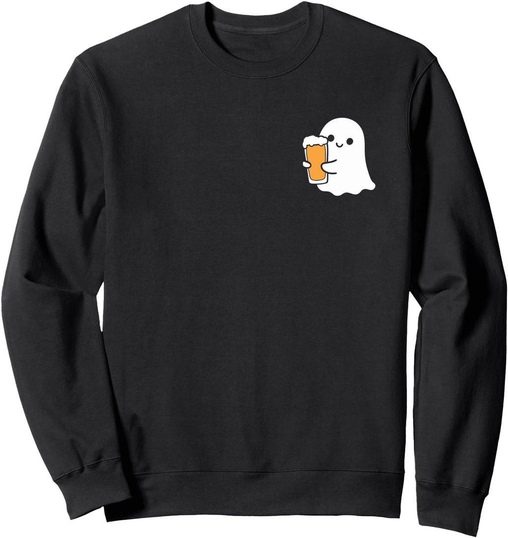 Ghost Beer Ghost Pocket Ghost Holding T-Shirt - Graphic Print for Adults - T-Shirt, Sweatshirt, Hoodie