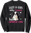 Who Loves Her Japanese Chin Mom T-Shirt - Unique Graphic for Adults - T-Shirt, Sweatshirt, Hoodie