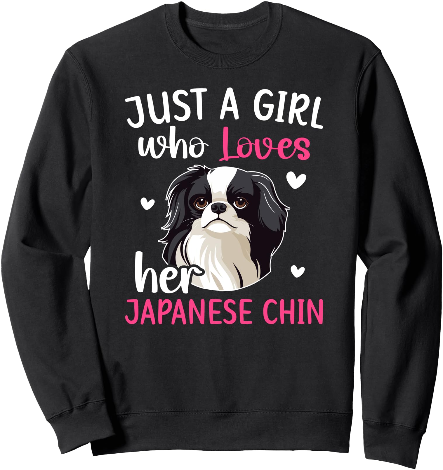 Who Loves Her Japanese Chin Mom T-Shirt - Unique Graphic for Adults - T-Shirt, Sweatshirt, Hoodie