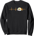 Sushi Heartbeat Japanese Food Lovers T-Shirt - Minimalist Print Men Women - T-Shirt, Sweatshirt, Hoodie