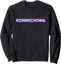 Handcrafted Konnichiwa Japan Greeting Hoodie - Aesthetic Graphic Men Women - T-Shirt, Sweatshirt, Hoodie