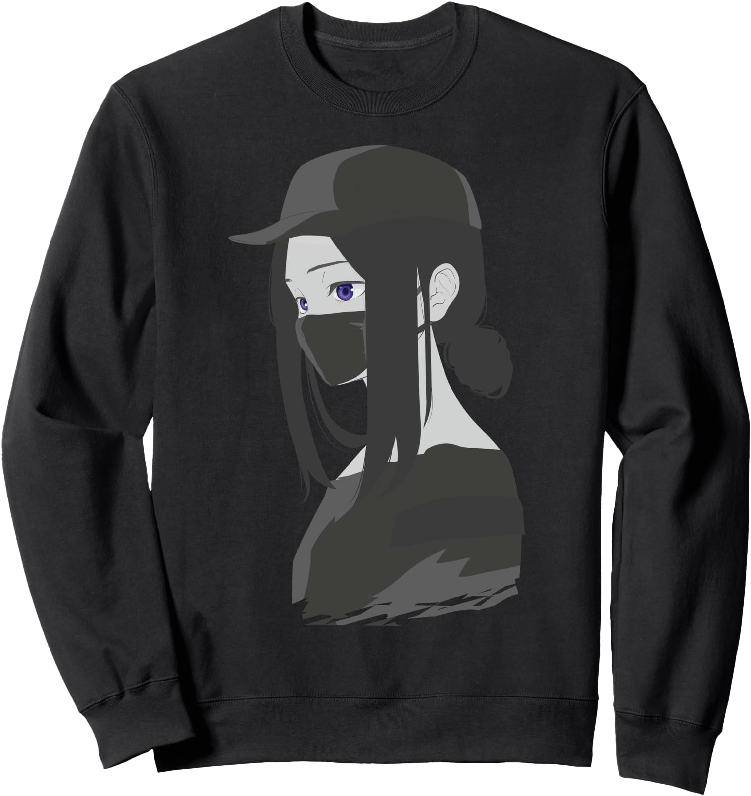 Original Dark Anime Anti Social Hoodie - Minimalist Print Men Women - T-Shirt, Sweatshirt, Hoodie