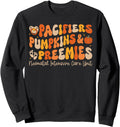 Pacifiers Pumpkins And Sweatshirt - Casual Everyday Wear for Adults - T-Shirt, Sweatshirt, Hoodie