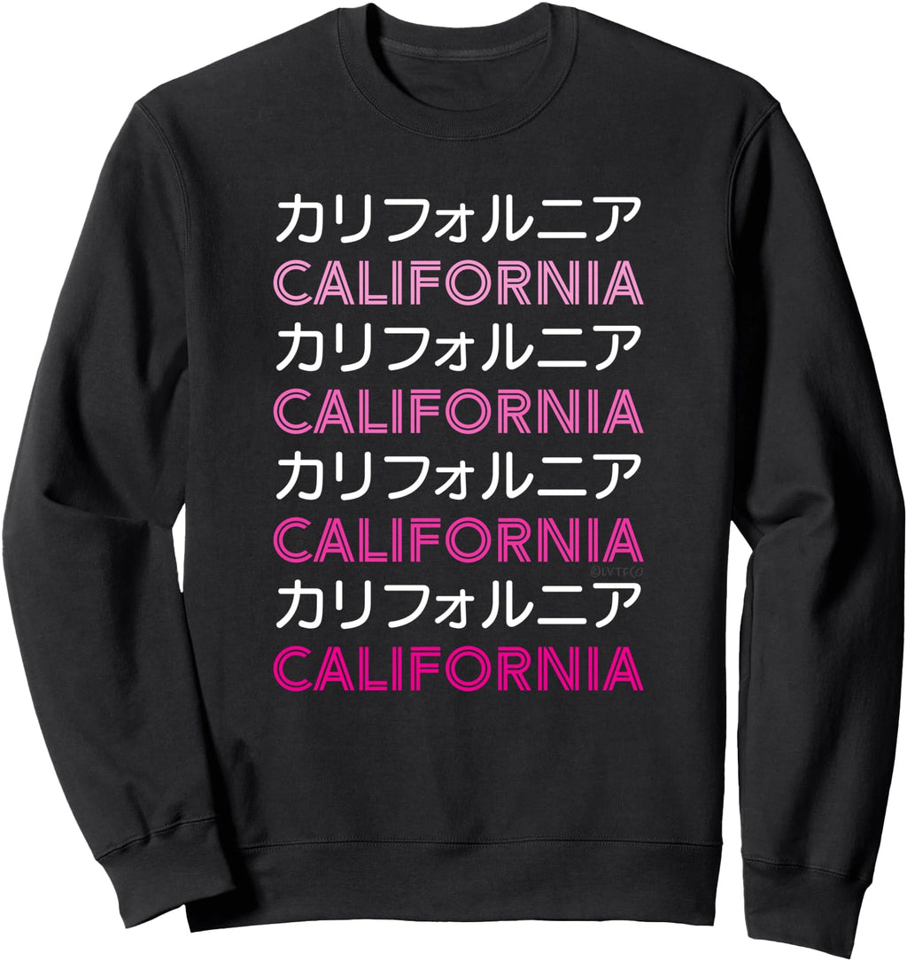 California Japanese Katakana Word T-Shirt - Streetwear Style for Adults - T-Shirt, Sweatshirt, Hoodie