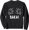 Baka Idiot Japanese Anime Baka Sweatshirt - Custom Art Print Men Women - T-Shirt, Sweatshirt, Hoodie