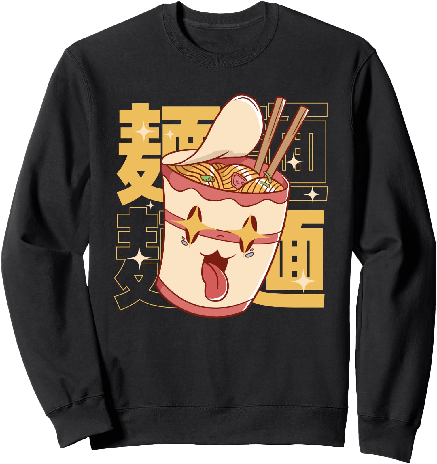 Ramen Instant Food Cup Noodles Sweatshirt - Unique Graphic for Adults - T-Shirt, Sweatshirt, Hoodie