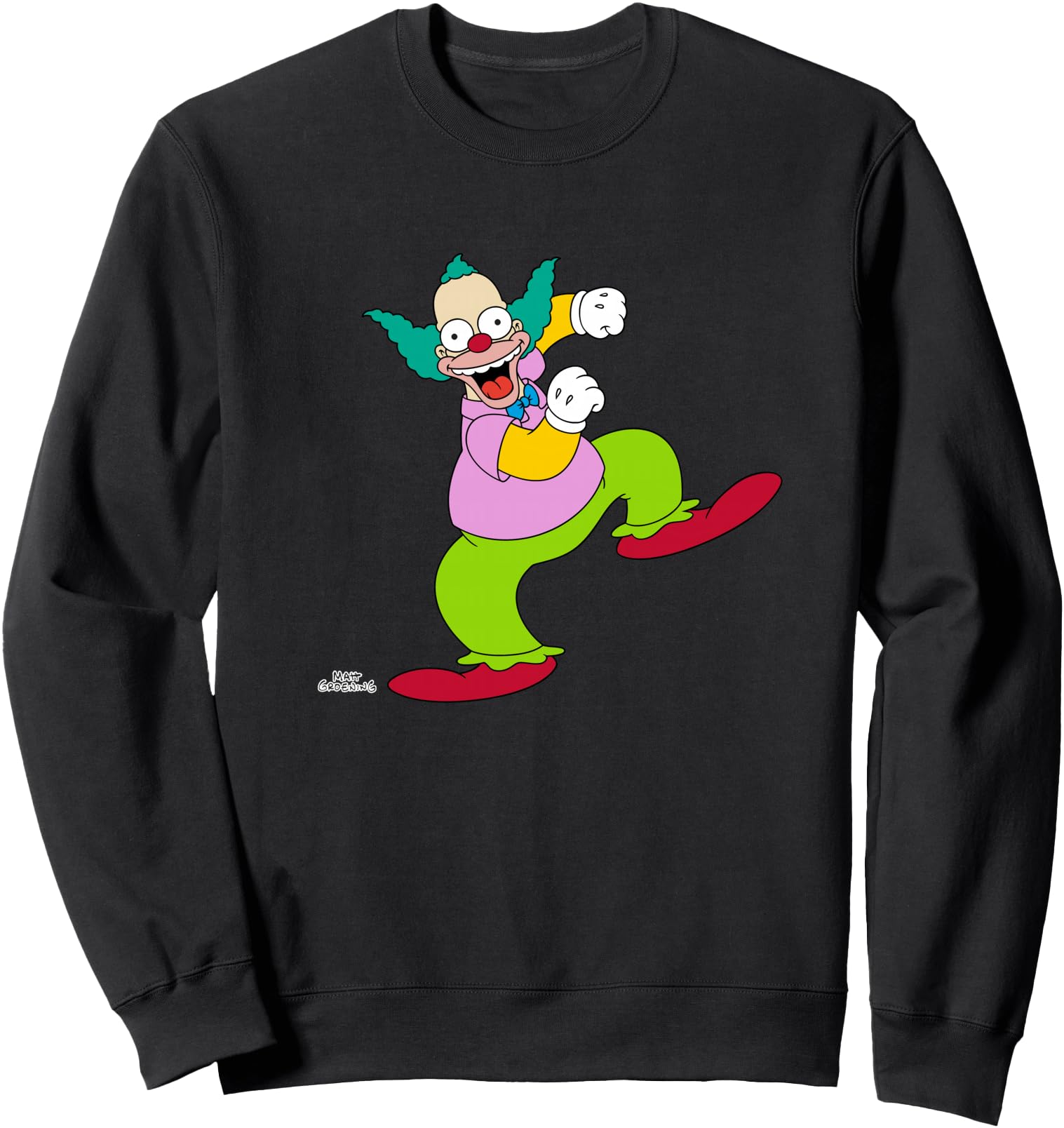 Handcrafted Simpsons Krusty Clown Hoodie - Minimalist Print Men Women - T-Shirt, Sweatshirt, Hoodie