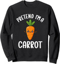 Pretend I M Carrot Carrot Halloween T-Shirt - Aesthetic Graphic Unisex - T-Shirt, Sweatshirt, Hoodie