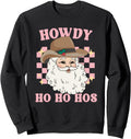 Cowboy Howdy Ho Ho Hos Groovy Western Hoodie - Custom Art Print Unisex - T-Shirt, Sweatshirt, Hoodie