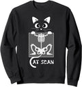 Handcrafted Skeleton Cat Scan Ct Sweatshirt - Streetwear Style Men Women - T-Shirt, Sweatshirt, Hoodie