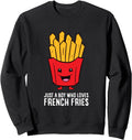 Exclusive Just Who Loves French Fries T-Shirt - Streetwear Style Men Women - T-Shirt, Sweatshirt, Hoodie