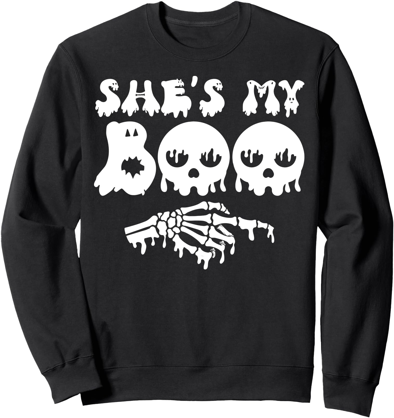 Authentic She S My Boo Halloween Hoodie - Streetwear Style for Adults - T-Shirt, Sweatshirt, Hoodie