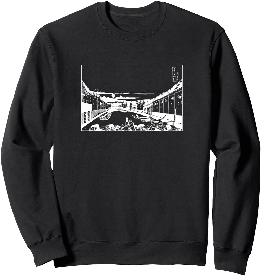 Exclusive Japanese Village Edo T-Shirt - Casual Everyday Wear for Adults - T-Shirt, Sweatshirt, Hoodie