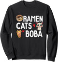 Ramen Boba Tea K Pop Japanese Noodles T-Shirt - Custom Art Print Men Women - T-Shirt, Sweatshirt, Hoodie