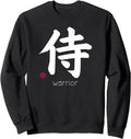 Handcrafted Warrior Kanji Sweatshirt - Fun Novelty Design for Adults - T-Shirt, Sweatshirt, Hoodie
