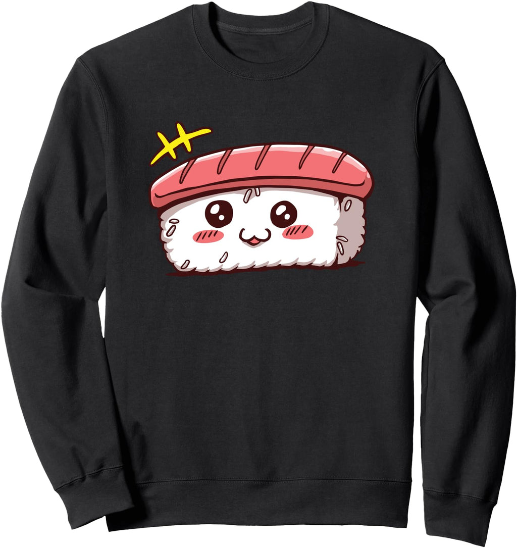 Exclusive Happy Sushi Nigiri Roll Asian Hoodie - Unique Graphic Unisex - T-Shirt, Sweatshirt, Hoodie