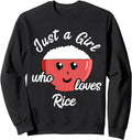 Exclusive Rice Kawaii Rice Bowl Hoodie - Fun Novelty Design for Adults - T-Shirt, Sweatshirt, Hoodie