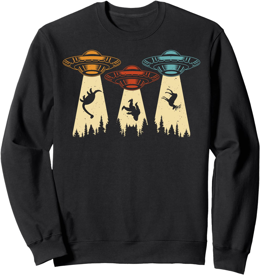Ufo Alien Dinosaur Bigfoot Artist T-Shirt - Minimalist Print Men Women - T-Shirt, Sweatshirt, Hoodie
