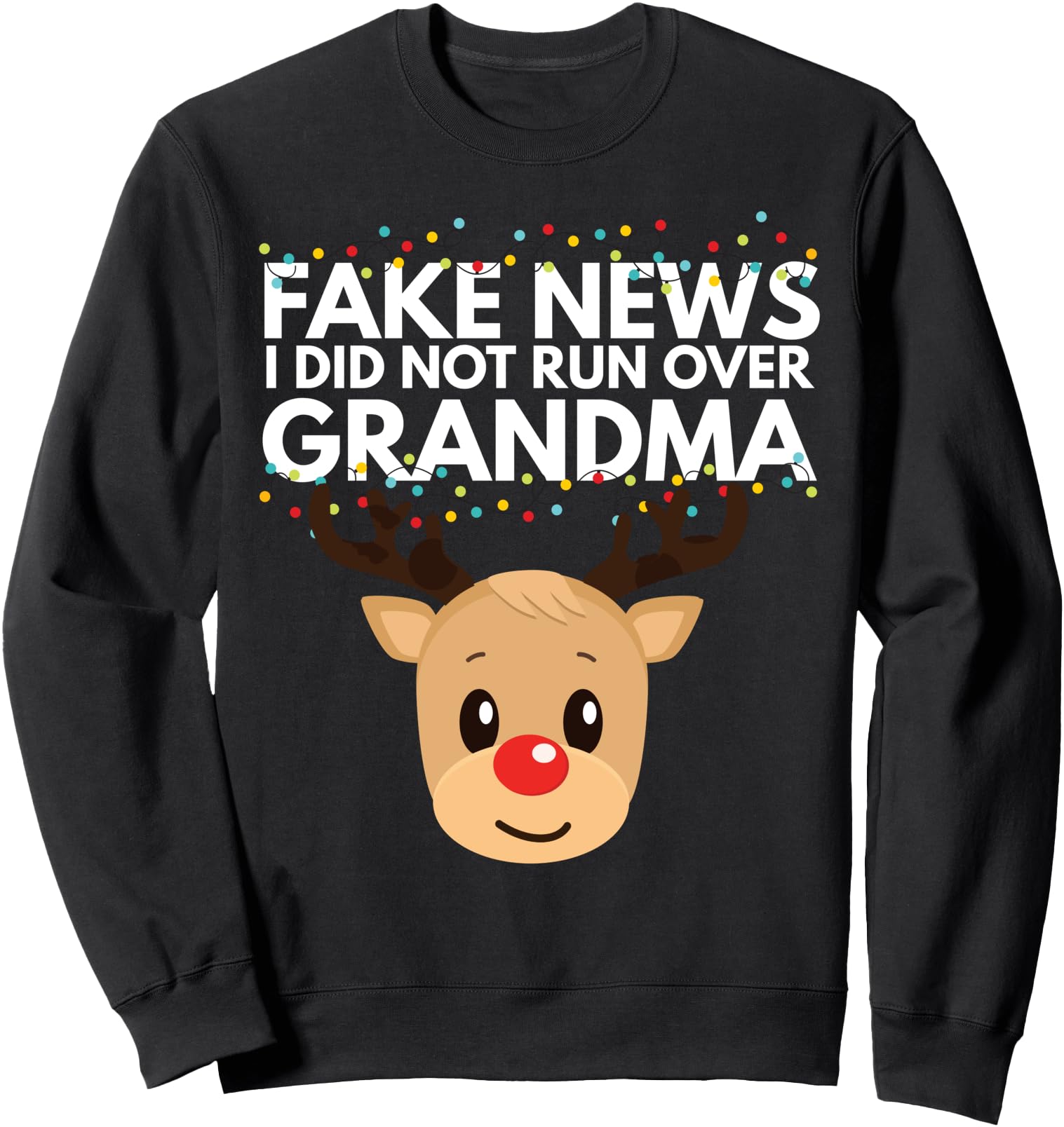 Handcrafted Reindeer Didn T Run Over Hoodie - Trendy Graphic Men Women - T-Shirt, Sweatshirt, Hoodie