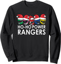 Power Rangers Hats Ho Ho Rare Sweatshirt - Aesthetic Graphic for Adults - T-Shirt, Sweatshirt, Hoodie