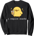 Authentic I Require Snacks Rare T-Shirt - Novelty Apparel Men Women - T-Shirt, Sweatshirt, Hoodie