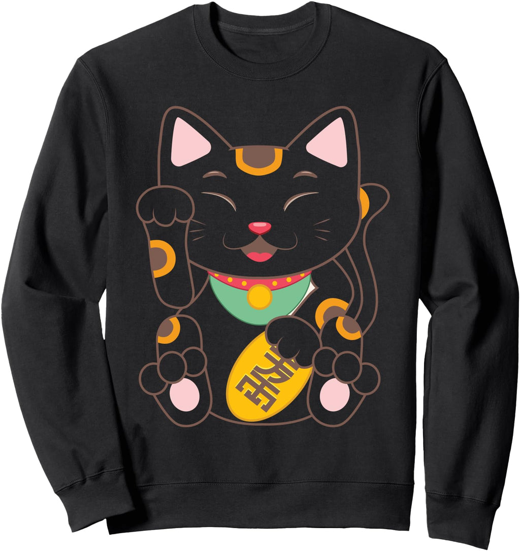 Exclusive Maneki Neko Lucky Cat Hoodie - Streetwear Style Men Women - T-Shirt, Sweatshirt, Hoodie