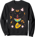 Exclusive Maneki Neko Lucky Cat Hoodie - Streetwear Style Men Women - T-Shirt, Sweatshirt, Hoodie