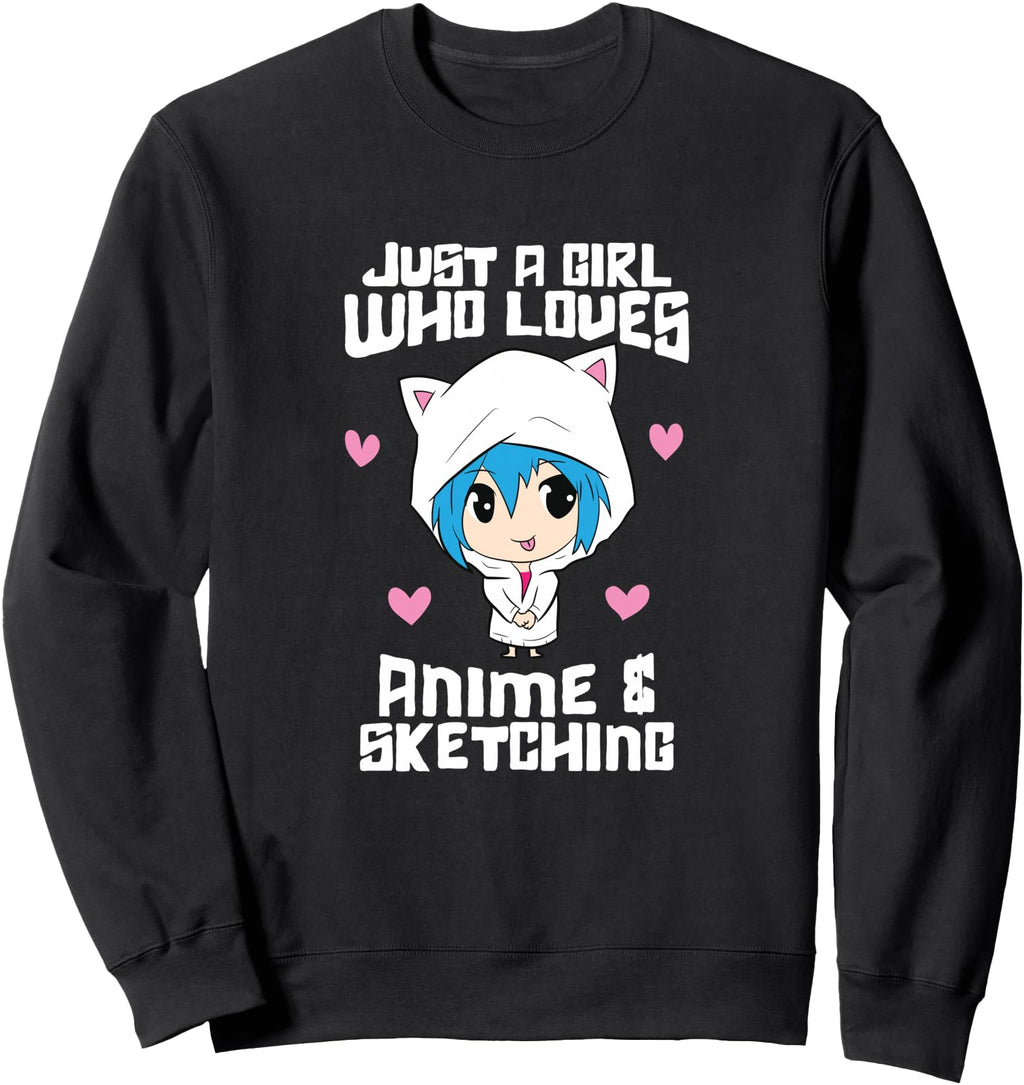 Original Just Who Loves Anime And T-Shirt - Casual Everyday Wear Men Women - T-Shirt, Sweatshirt, Hoodie