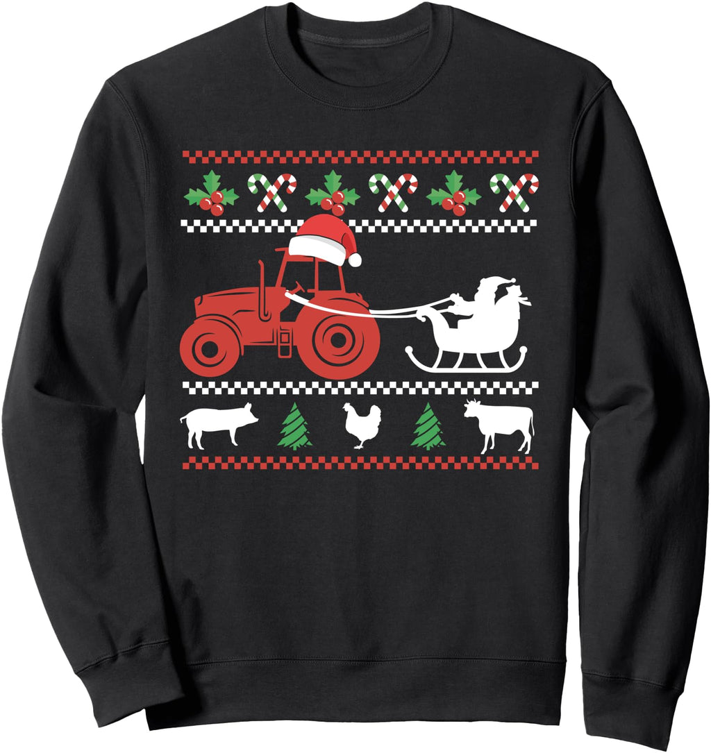 Exclusive Farmer Tractor Ugly Hoodie - Trendy Graphic Men Women - T-Shirt, Sweatshirt, Hoodie