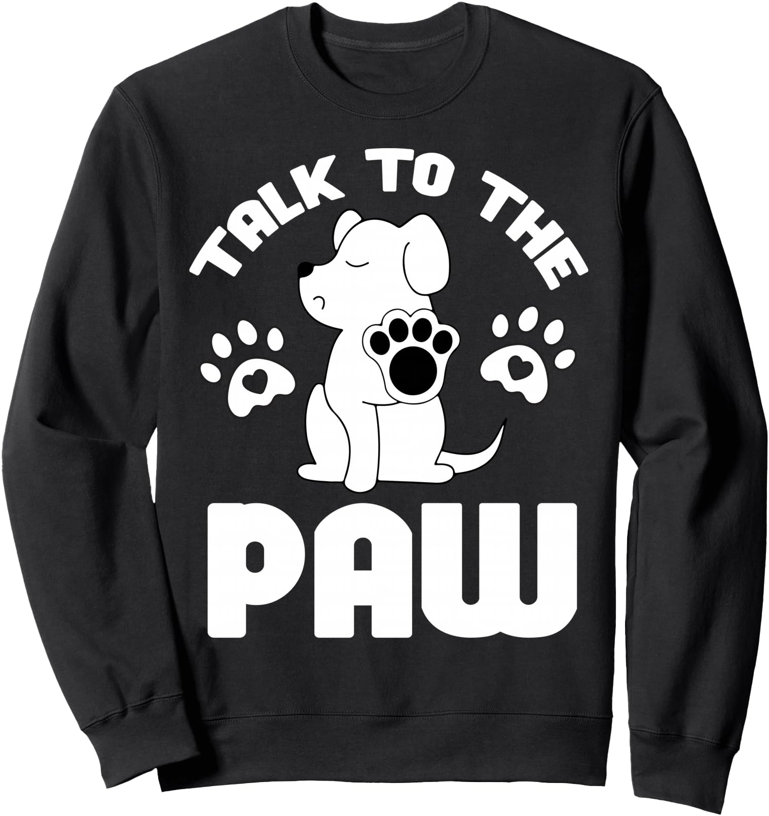 Handcrafted Puppy Love Heart Dog Sweatshirt - Streetwear Style Men Women - T-Shirt, Sweatshirt, Hoodie
