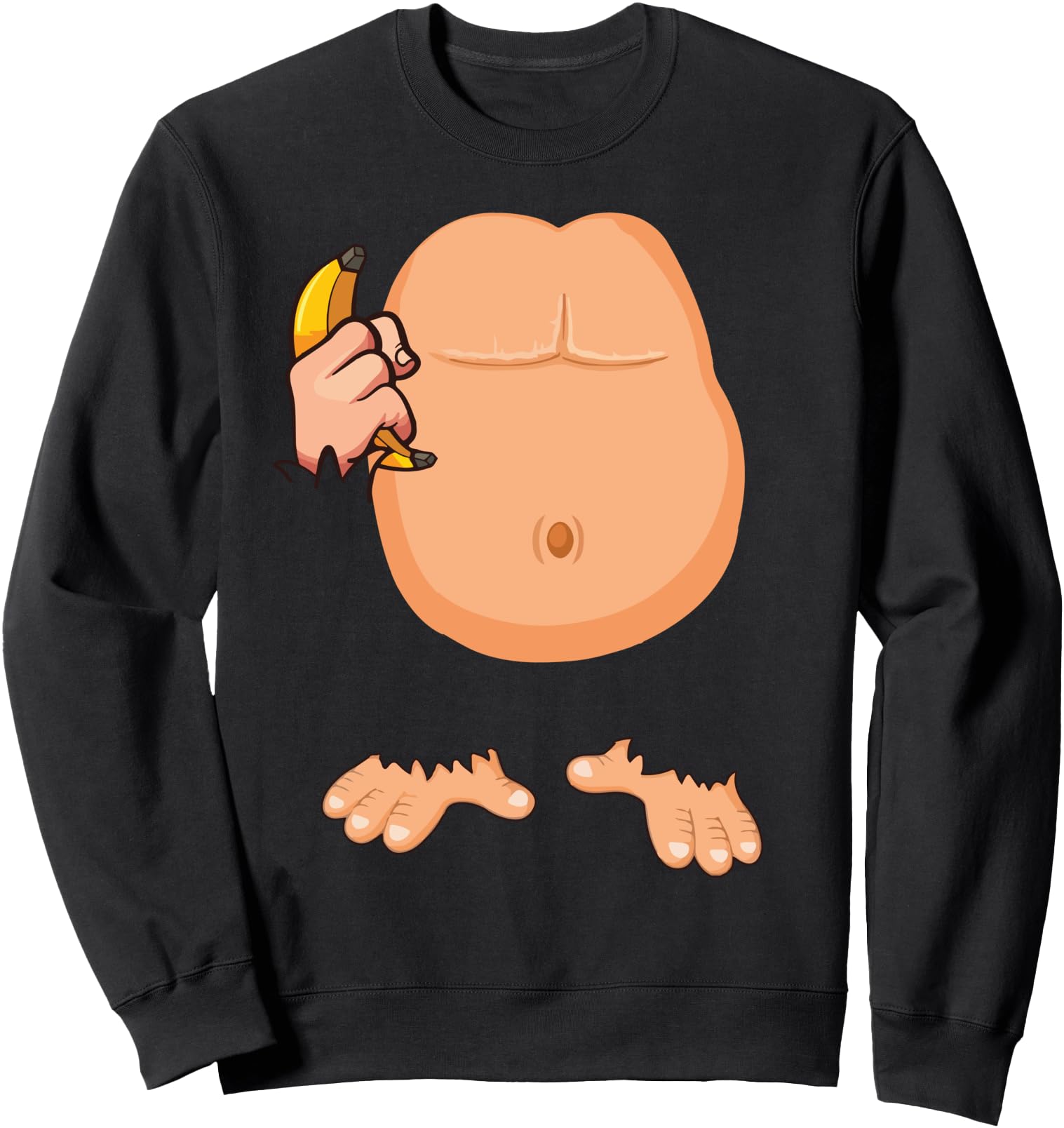 Exclusive Monkey Costume Monkey Body Hoodie - Custom Art Print for Adults - T-Shirt, Sweatshirt, Hoodie