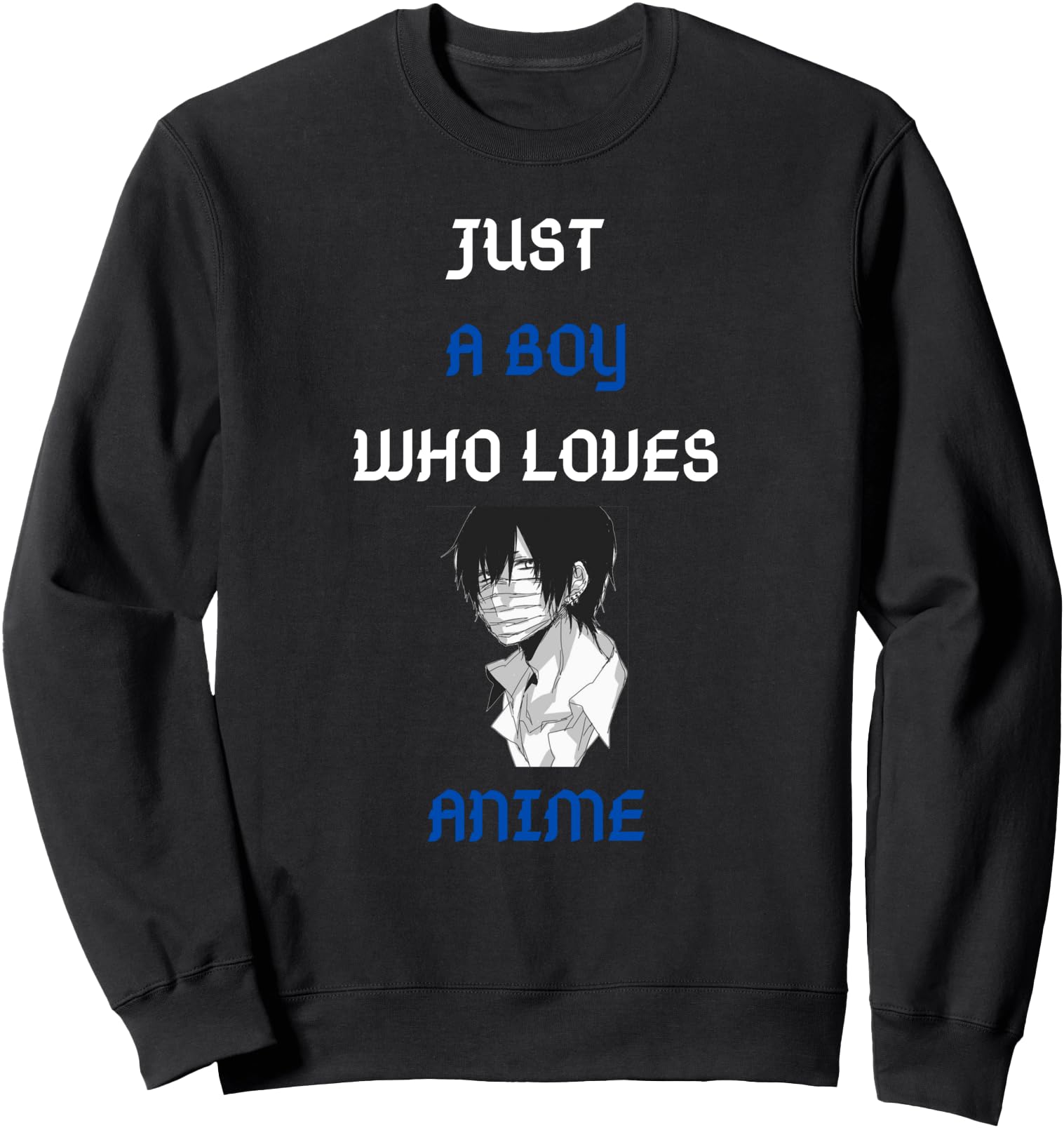 Original Just Who Loves Anime Who Loves Sweatshirt - Unique Graphic Unisex - T-Shirt, Sweatshirt, Hoodie