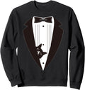 Handcrafted Tuxedo Cat Peeking Sweatshirt - Fun Novelty Design Men Women - T-Shirt, Sweatshirt, Hoodie