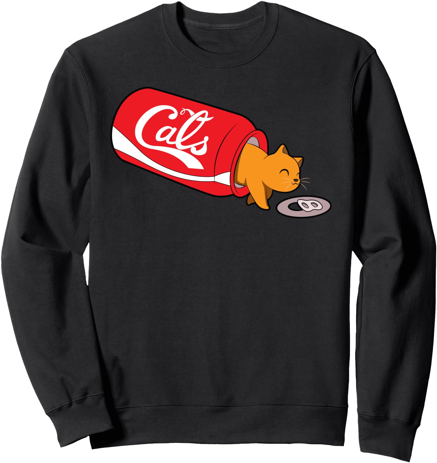 Cats Cat Can Kawaii Anime Japanese Sweatshirt - Novelty Apparel for Adults - T-Shirt, Sweatshirt, Hoodie