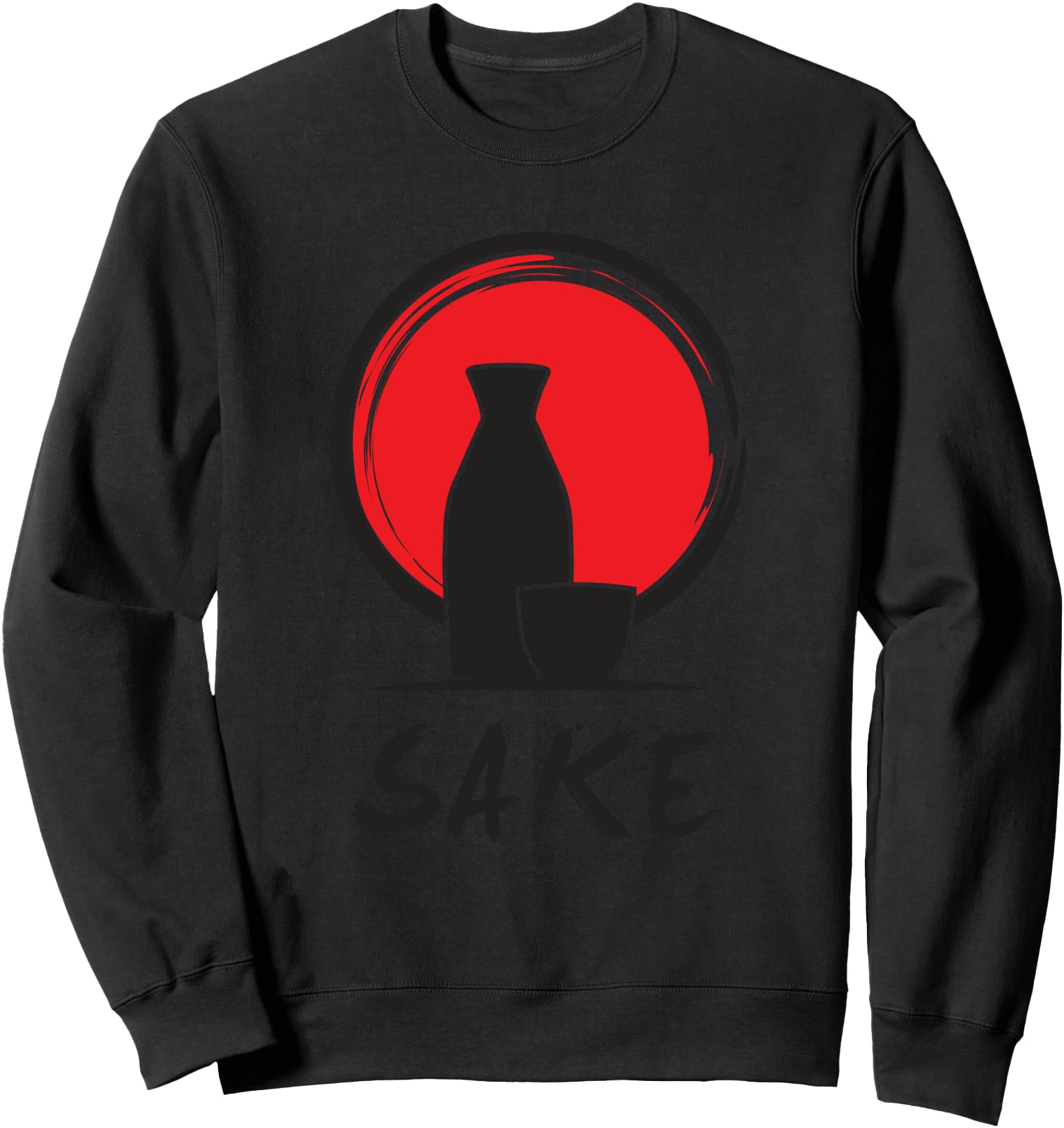 Handcrafted Sake Japanese Sweatshirt - Casual Everyday Wear Men Women - T-Shirt, Sweatshirt, Hoodie