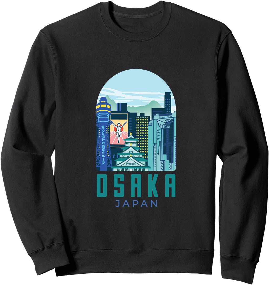 Osaka Japan Japanese Souvenir Artist Hoodie - Novelty Apparel Men Women - T-Shirt, Sweatshirt, Hoodie