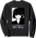 Handcrafted Anti Social Japanese Text T-Shirt - Unique Graphic for Adults - T-Shirt, Sweatshirt, Hoodie