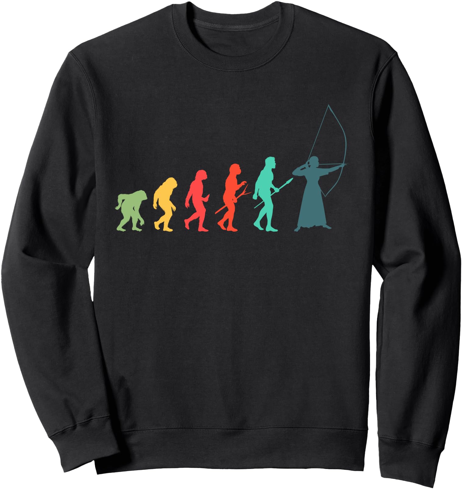 Handcrafted Yumi Bow Evolution Kyudo T-Shirt - Graphic Print for Adults - T-Shirt, Sweatshirt, Hoodie