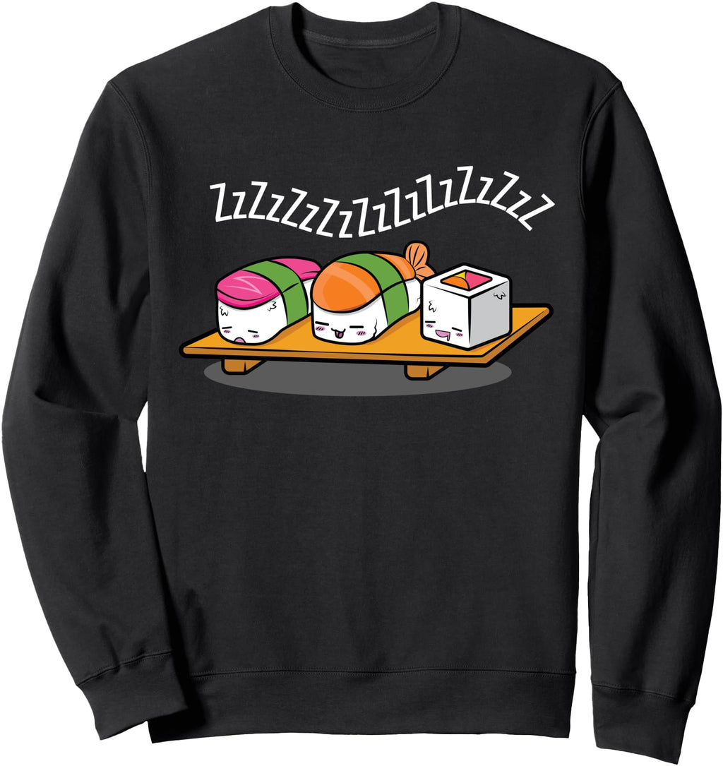 Sleeping Sushi Rice Kawaii Japanese T-Shirt - Streetwear Style Men Women - T-Shirt, Sweatshirt, Hoodie