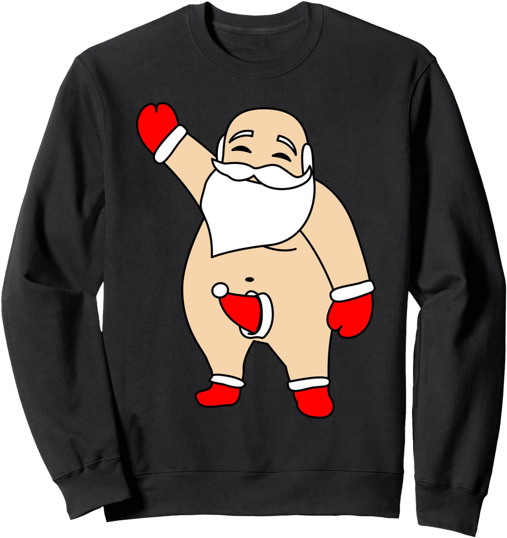 Authentic Naked Santa Naughty Rare T-Shirt - Graphic Print Men Women - T-Shirt, Sweatshirt, Hoodie