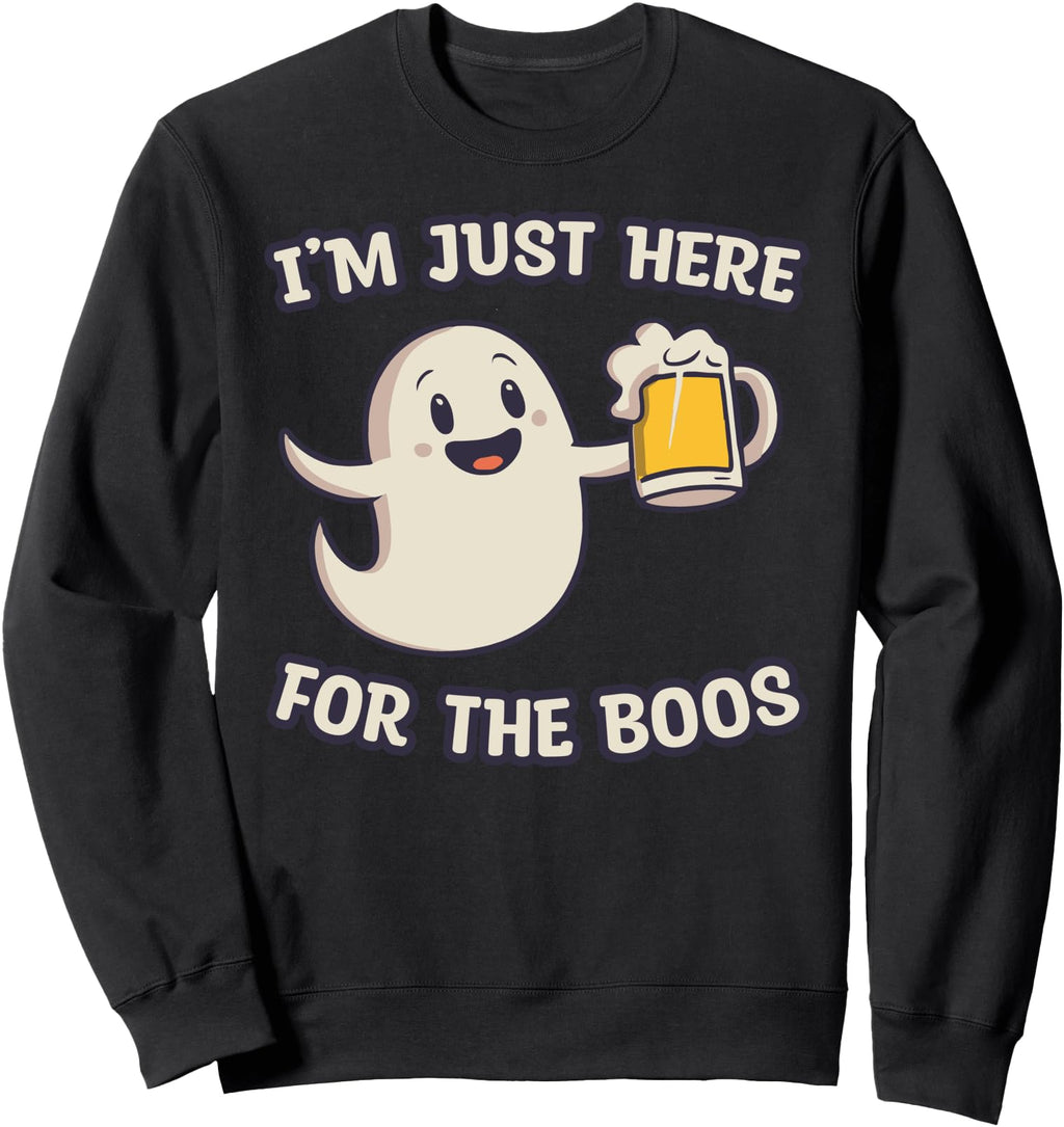 Original I M Just Here Boos Halloween Hoodie - Streetwear Style Unisex - T-Shirt, Sweatshirt, Hoodie