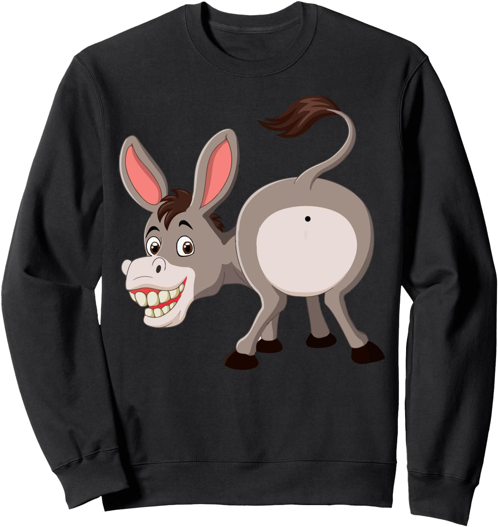 Authentic Donkey Butt Donkey Sweatshirt - Casual Everyday Wear Unisex - T-Shirt, Sweatshirt, Hoodie