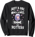 Exclusive Just Who Loves Anime And Hoodie - Custom Art Print Men Women - T-Shirt, Sweatshirt, Hoodie