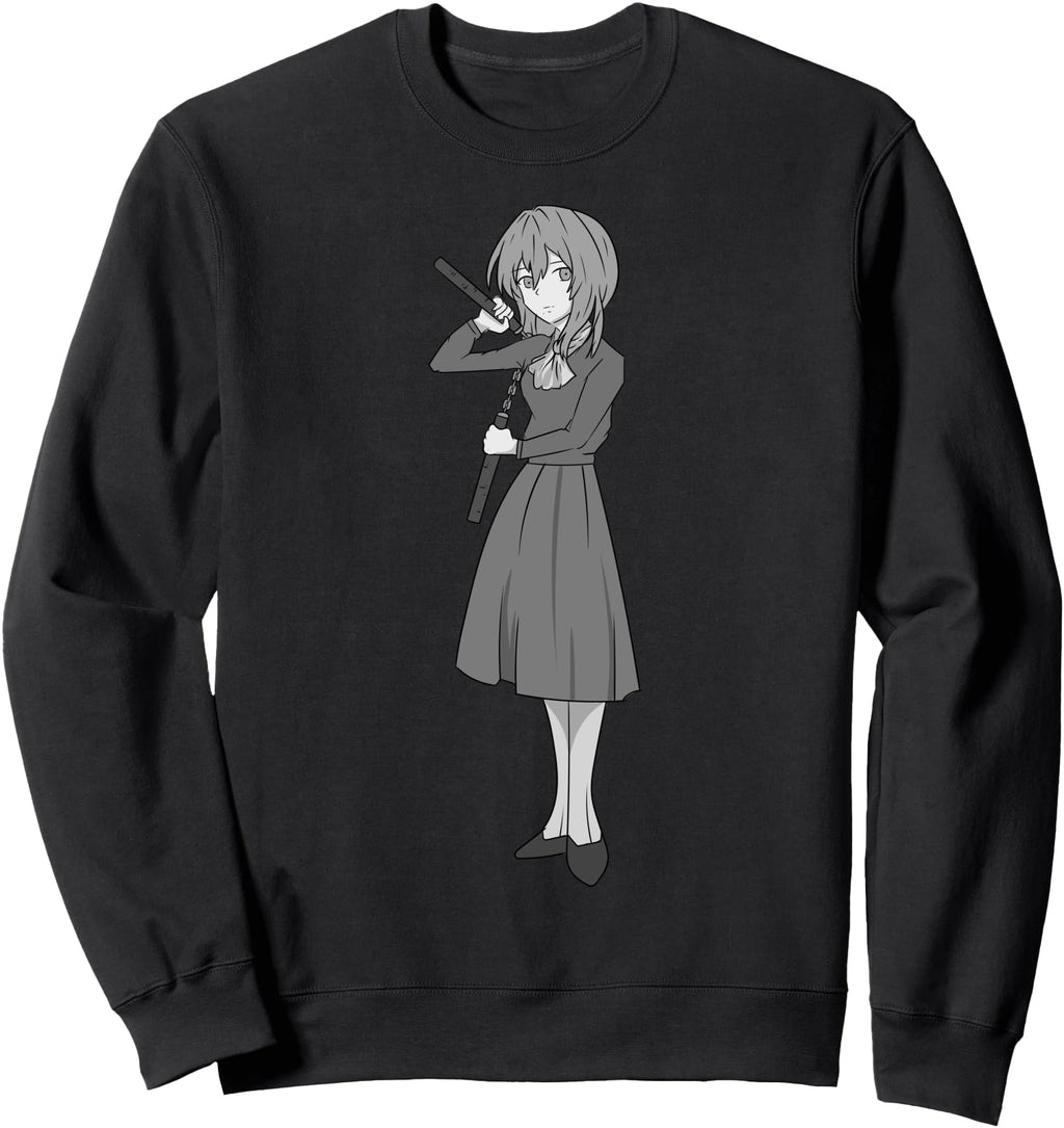 Exclusive Anime Nunchaku Sweatshirt - Fun Novelty Design for Adults - T-Shirt, Sweatshirt, Hoodie