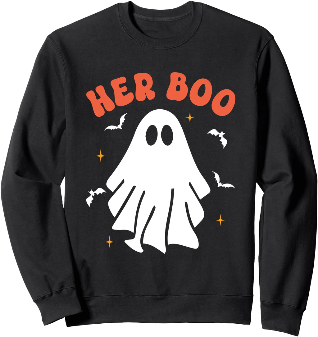 Authentic Her Boo His Boo Matching T-Shirt - Fun Novelty Design Men Women - T-Shirt, Sweatshirt, Hoodie