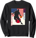 Basketball Player Us Japanese Flag Hoodie - Fun Novelty Design for Adults - T-Shirt, Sweatshirt, Hoodie