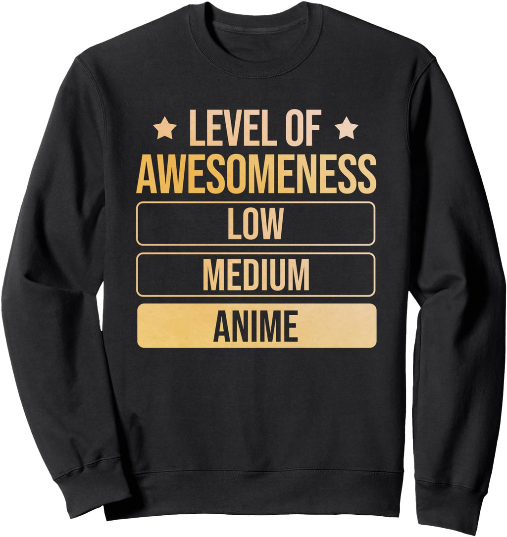 Exclusive Level Awesomeness Anime T-Shirt - Fun Novelty Design Unisex - T-Shirt, Sweatshirt, Hoodie