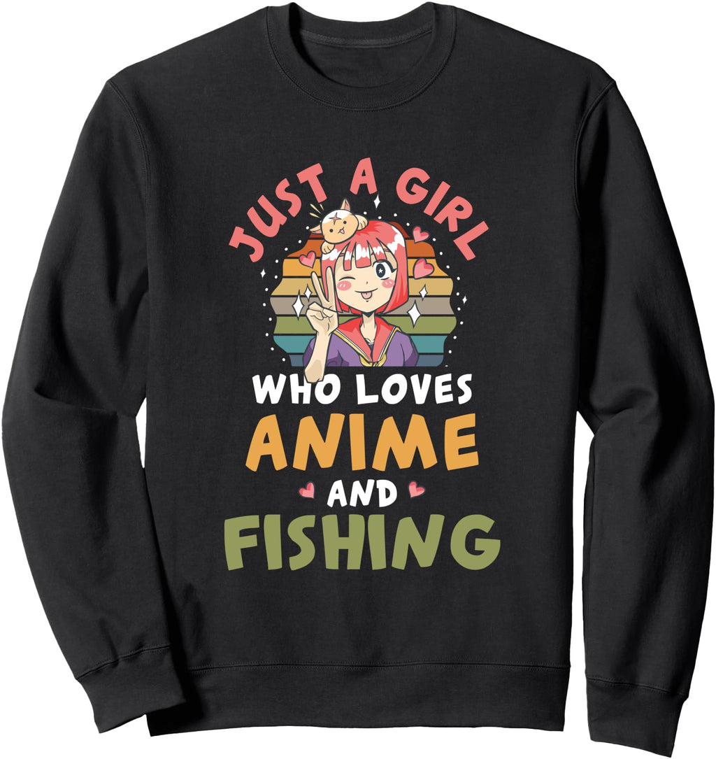 Handcrafted Who Loves Anime And Sweatshirt - Fun Novelty Design for Adults - T-Shirt, Sweatshirt, Hoodie
