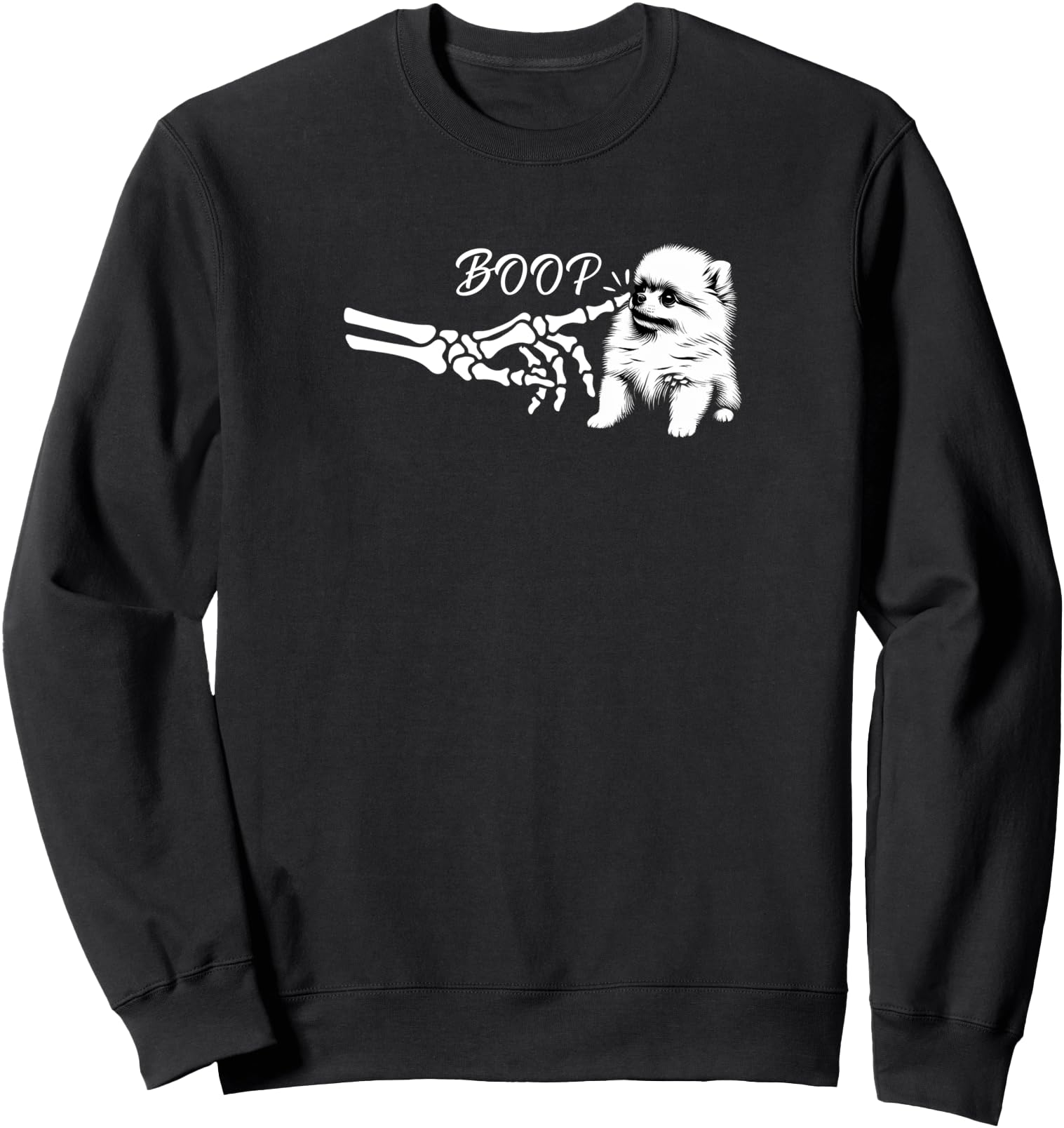 Exclusive Pomeranian Skeleton Hand T-Shirt - Aesthetic Graphic Men Women - T-Shirt, Sweatshirt, Hoodie